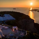 santorini photography soft light caldera view